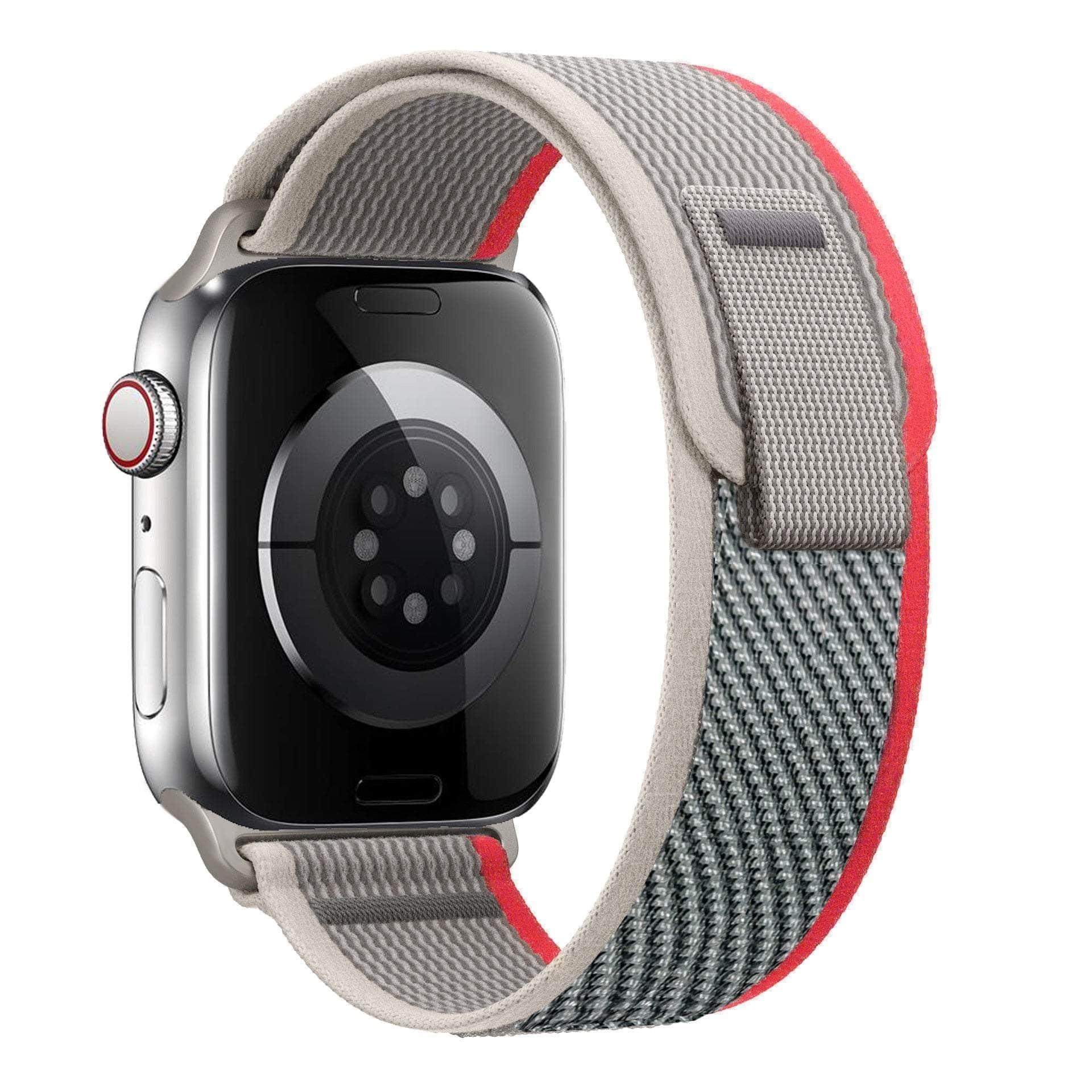 Casebuddy red-gray / 38 40 41mm Trail Loop Apple Watch Ultra 8 7 6 SE 5 4 3