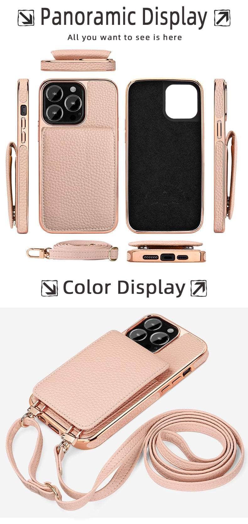 Casebuddy Vietao Luxury Leather Wallet iPhone 14 Pro Cover