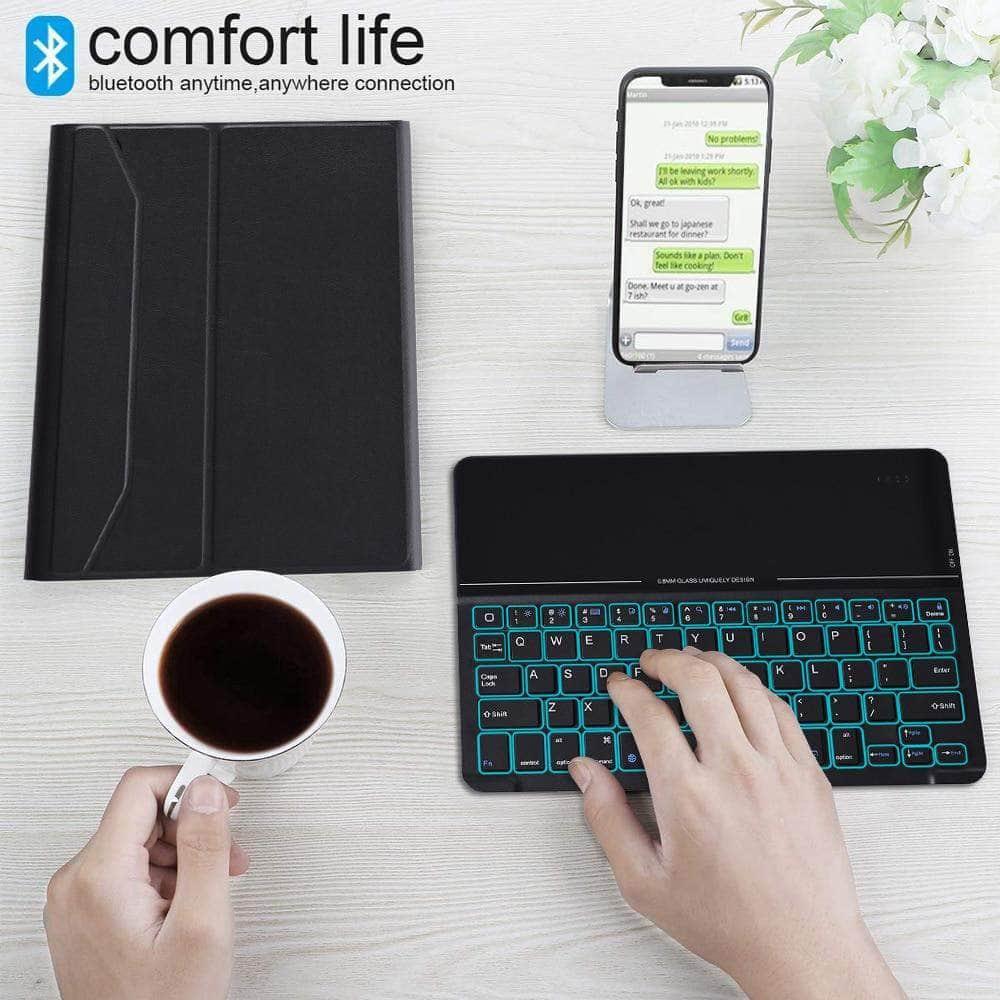 Wireless Keyboard Case iPad 10.2 2019/2020 (iPad 7/8) Backlit - CaseBuddy