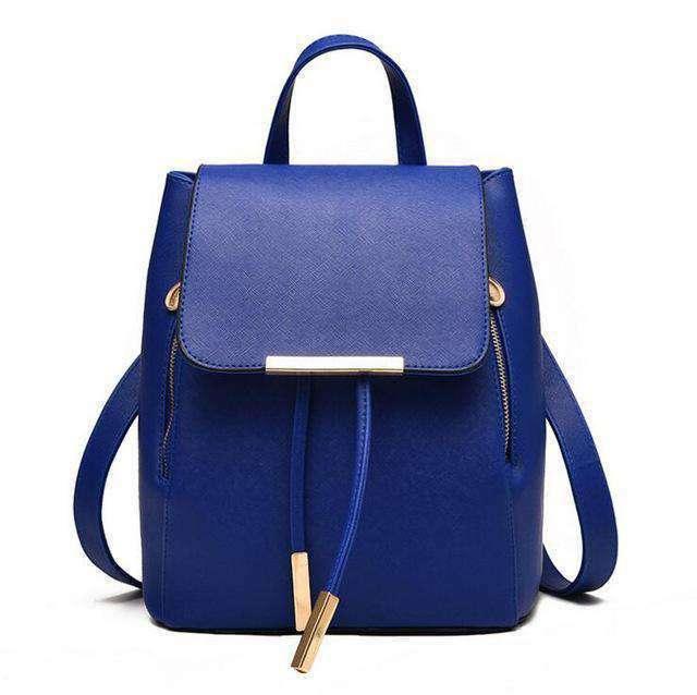 Women Backpack High Quality Leather Look Herald Fashion - CaseBuddy