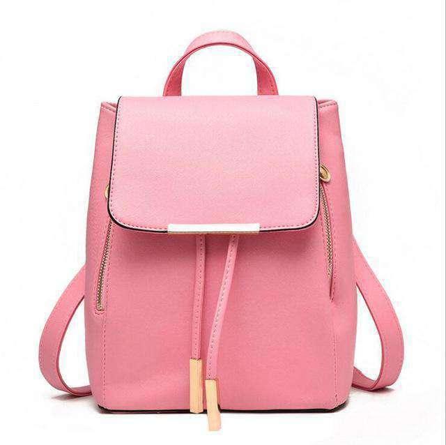 Women Backpack High Quality Leather Look Herald Fashion - CaseBuddy