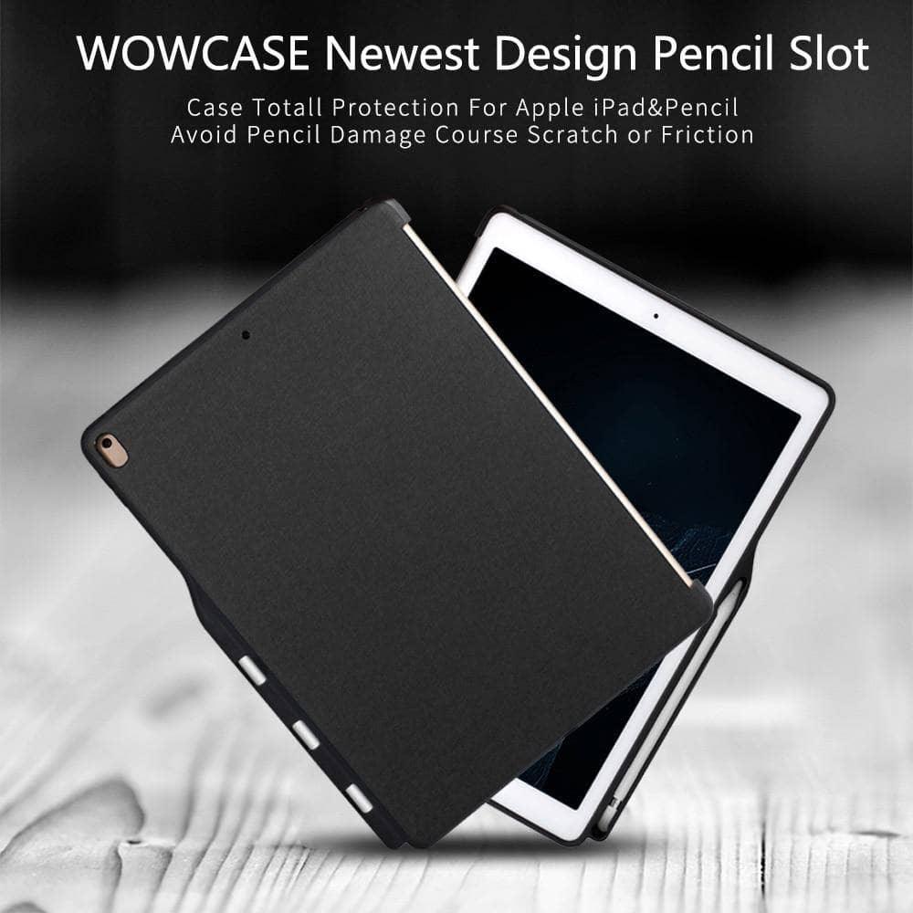 WOWCASE Pencil Holder Tablet Case iPad Air 3 10.5 2019 Soft Edge Anti-knock Back Cover - CaseBuddy