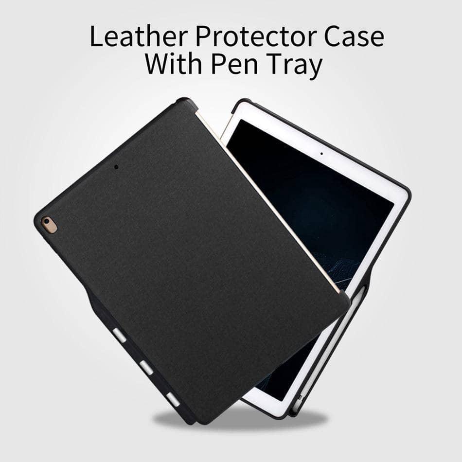 WOWCASE Pencil Holder Tablet Case iPad Air 3 10.5 2019 Soft Edge Anti-knock Back Cover - CaseBuddy