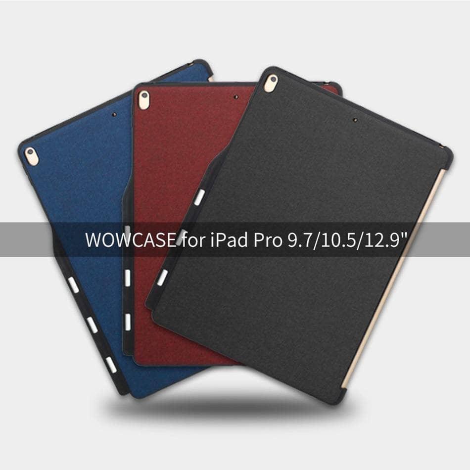 WOWCASE Pencil Holder Tablet Case iPad Air 3 10.5 2019 Soft Edge Anti-knock Back Cover - CaseBuddy